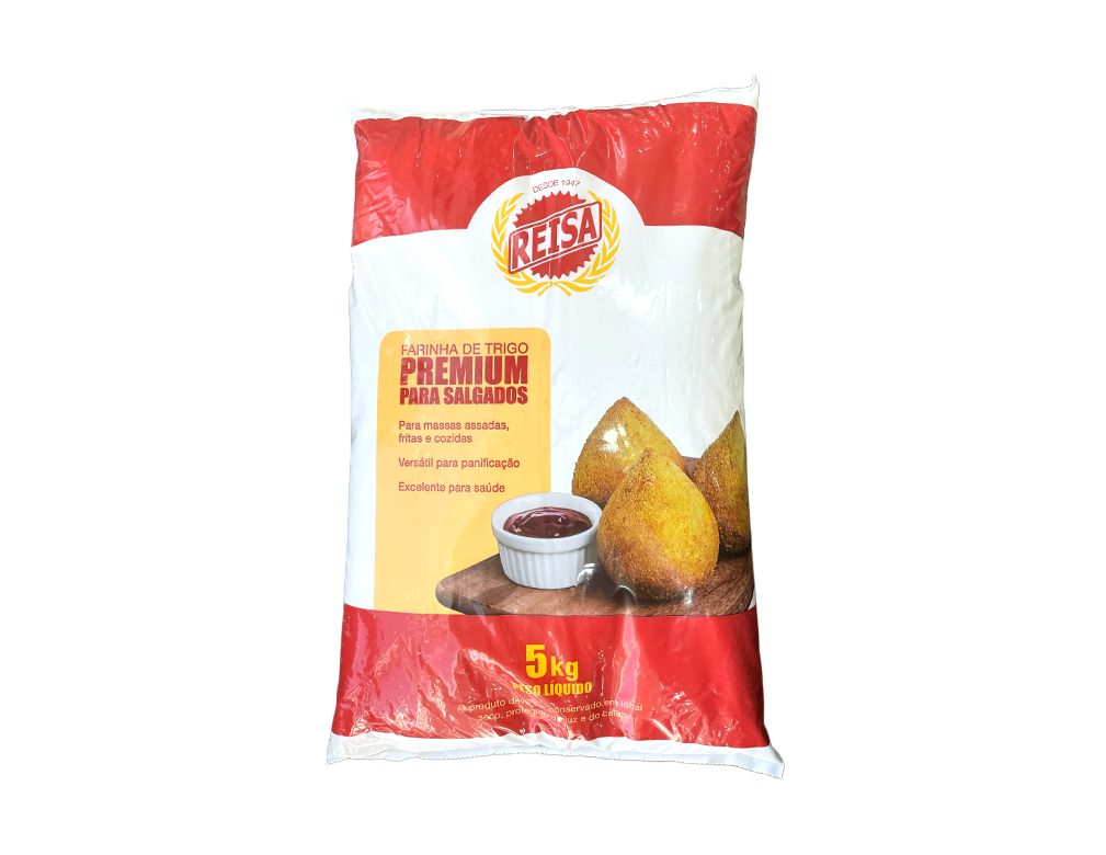 FARINHA DE TRIGO SALGADOS PREMIUM REISA 5 KG (FDO 25 KG)